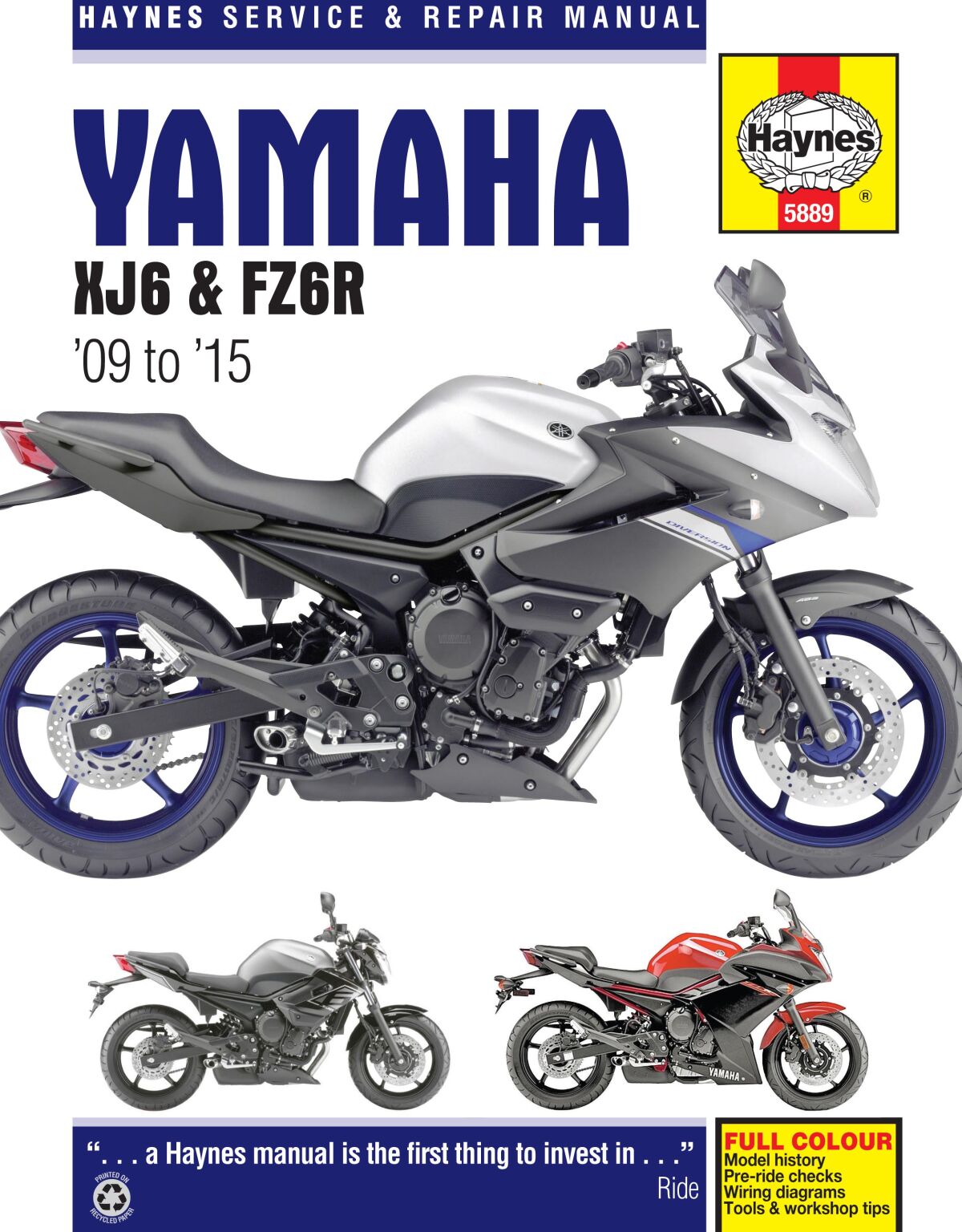 Yamaha XJ6 ja FZ6R (09-15)