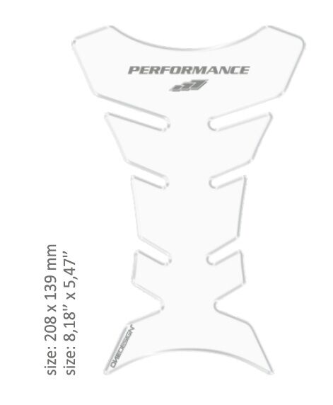 Universaalne paagipadi, läikiv läbipaistev, 20,8 cm x 13,9 cm | 8.18" x 5.47", vaik/polüuretaan