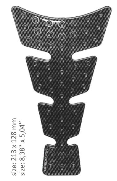 Universaalne paagipadi, läikiv hall, karbon- ja mullidisain, 21,3 cm x 12,8 cm | 8.38" x 5.04"