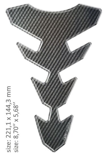 Universaalne paagipadi, läikiv hall, karbondisain, 22,11 cm x 14,43 cm | 8.70" x 5.68", vaik/polüuretaan