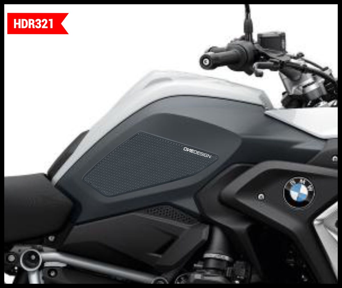 Paagi haardepadi R1250GS, must