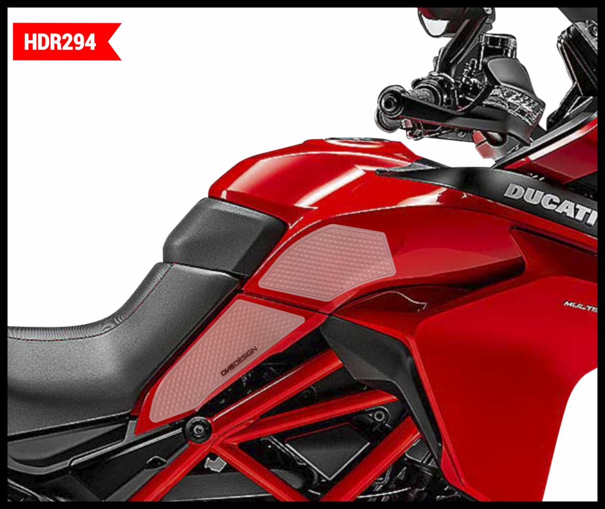 Paagigrip Multistrada 950/950S, läbipaistev