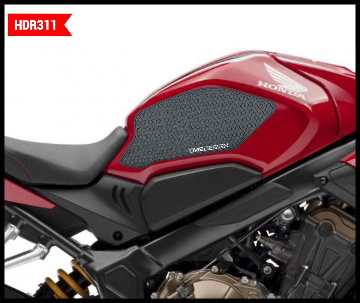 Paagi haardepadi CBR650RR, must