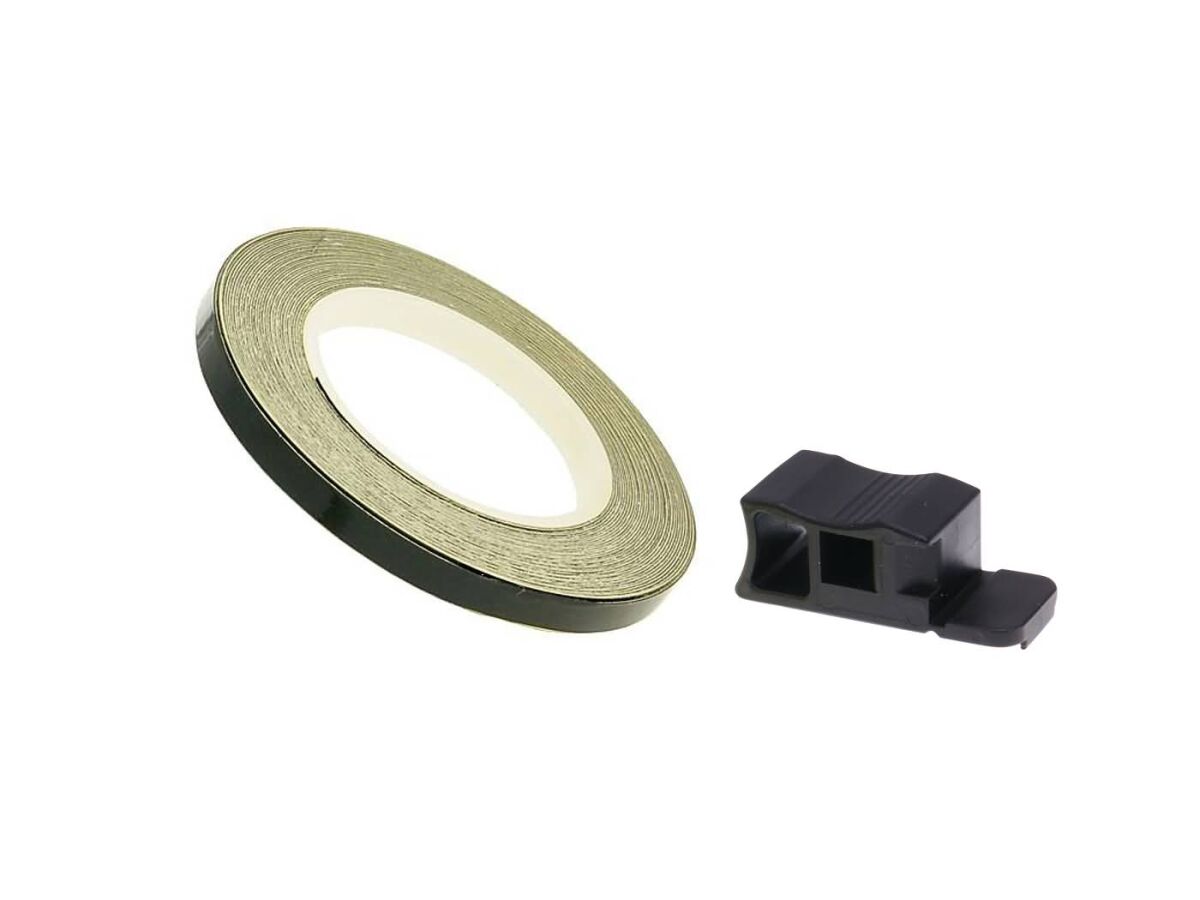 Veljeteip 6M X 7 MM, must