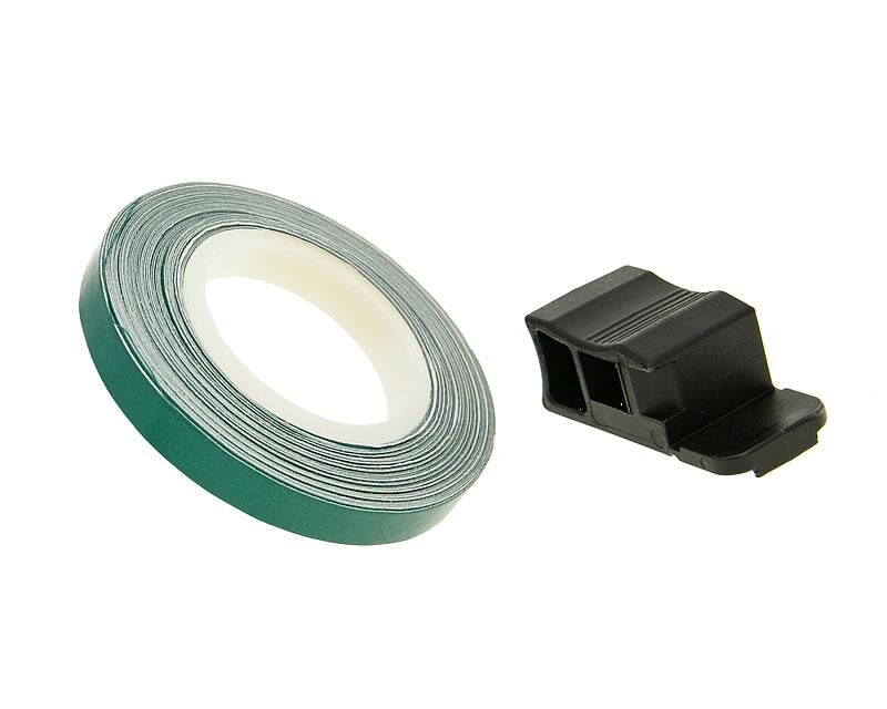 Veljeteip 6M X 7 MM, roheline