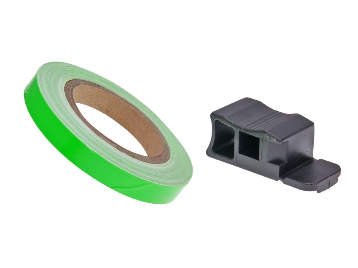 Veljeteip 6M X 7 MM, laimiroheline