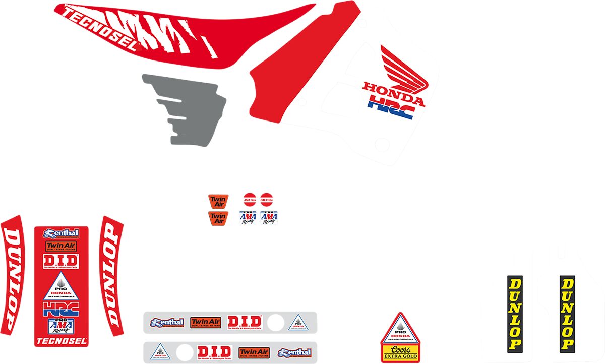 Kleebiskomplekt Honda USA 91
