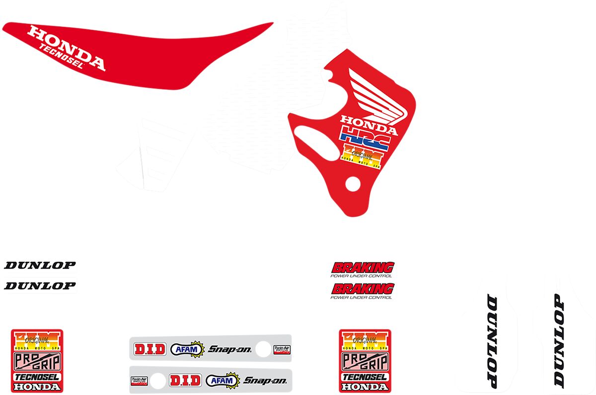Kleebiskomplekt Team Honda 92