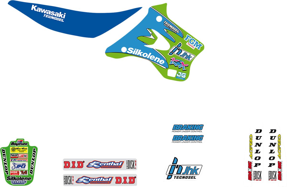 Kleebiskomplekt Team Kawa 96