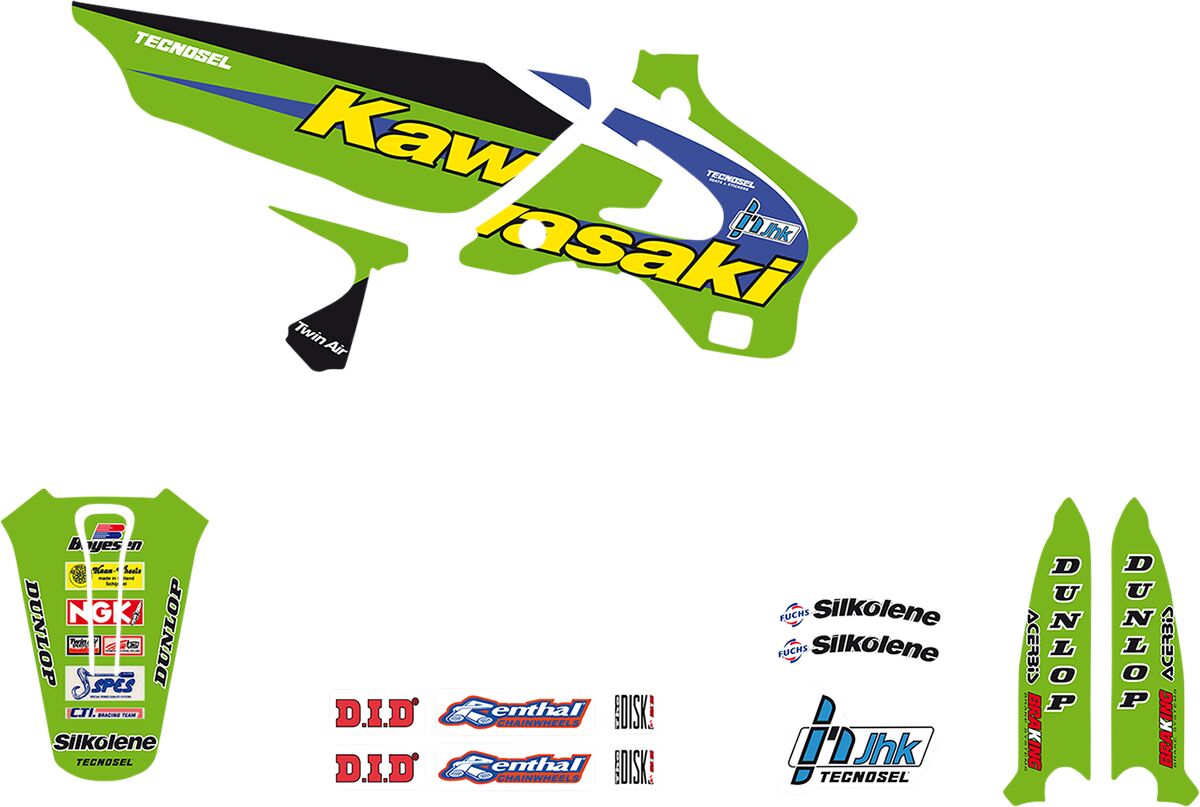 Kleebiskomplekt Team Kawa 98