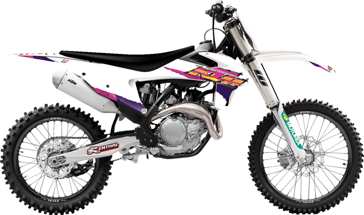 Kleebised koos istmekattega, Retro KTM