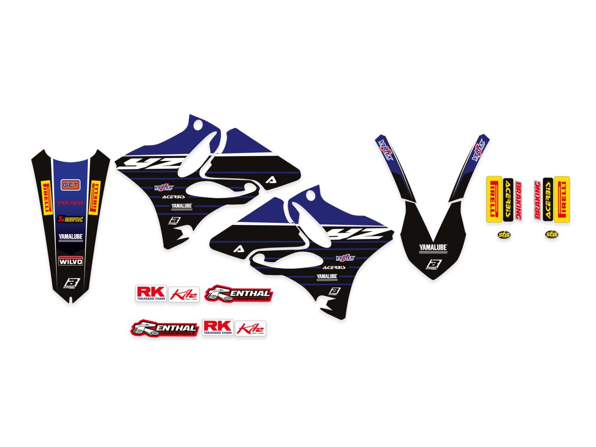 Kleebised koos istmekattega, Yamaha 21