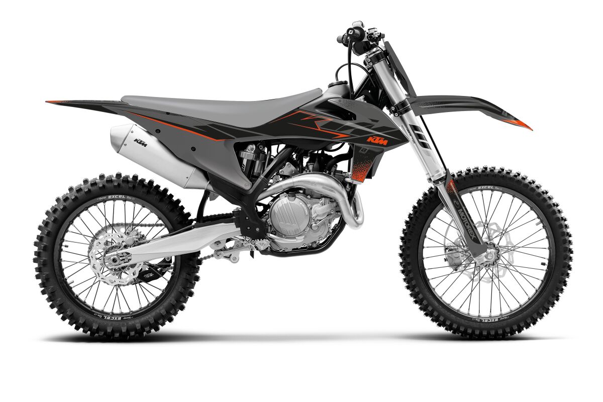 Kleebiskomplekt, matt must, KTM