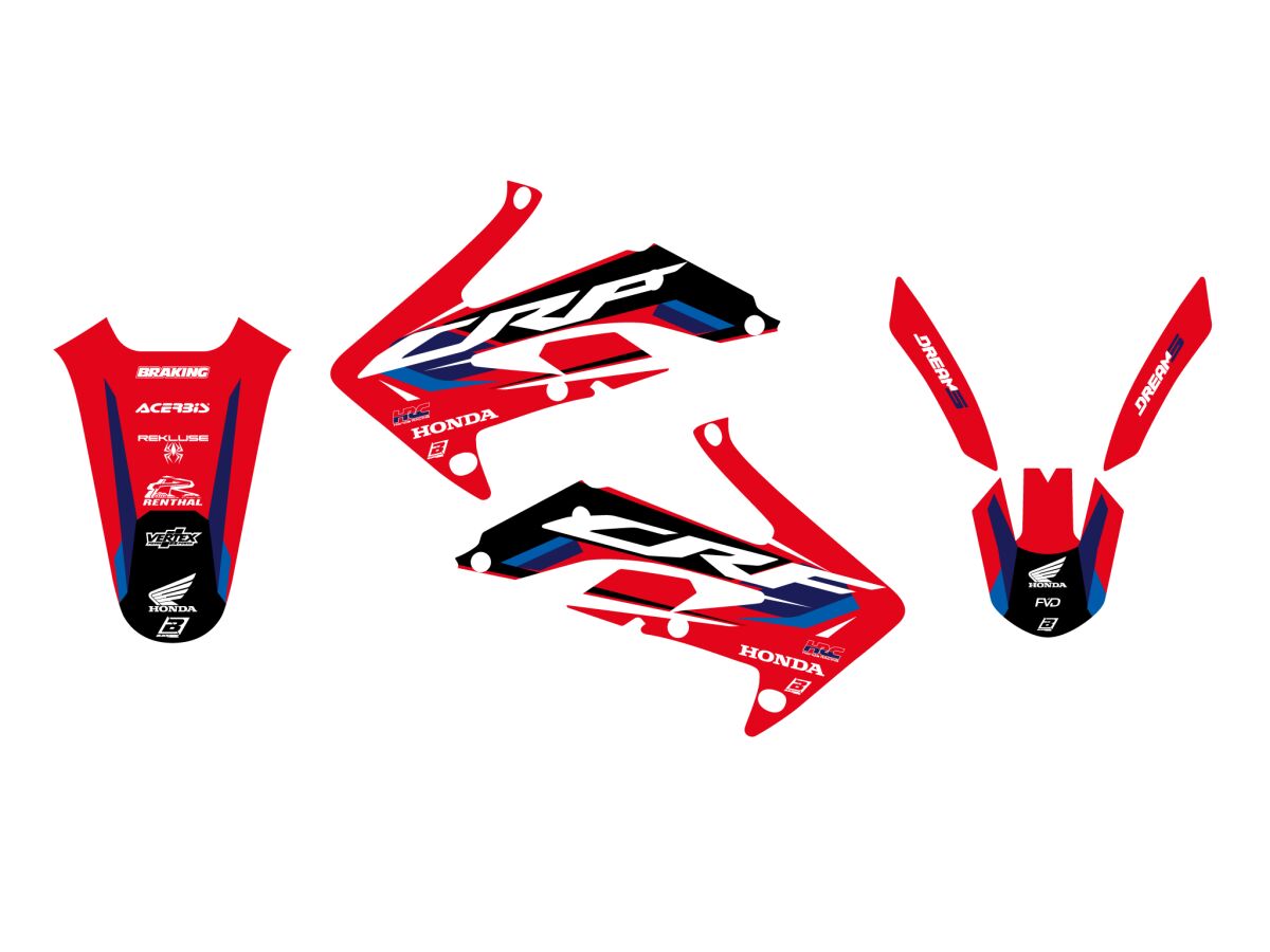 Kleebiskomplekt Dream 5 CRF450 05-08