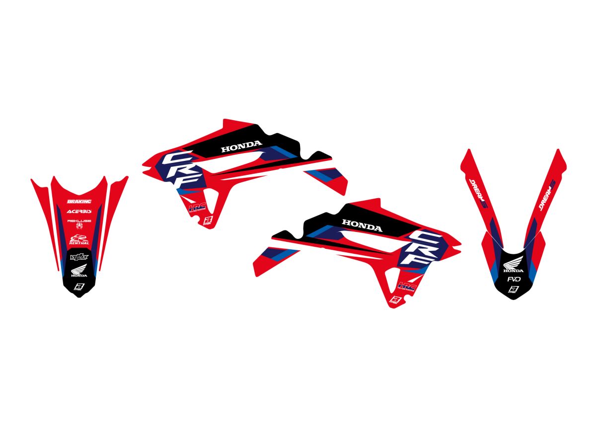 Kleebiskomplekt Dream 5 CRF450 21-24
