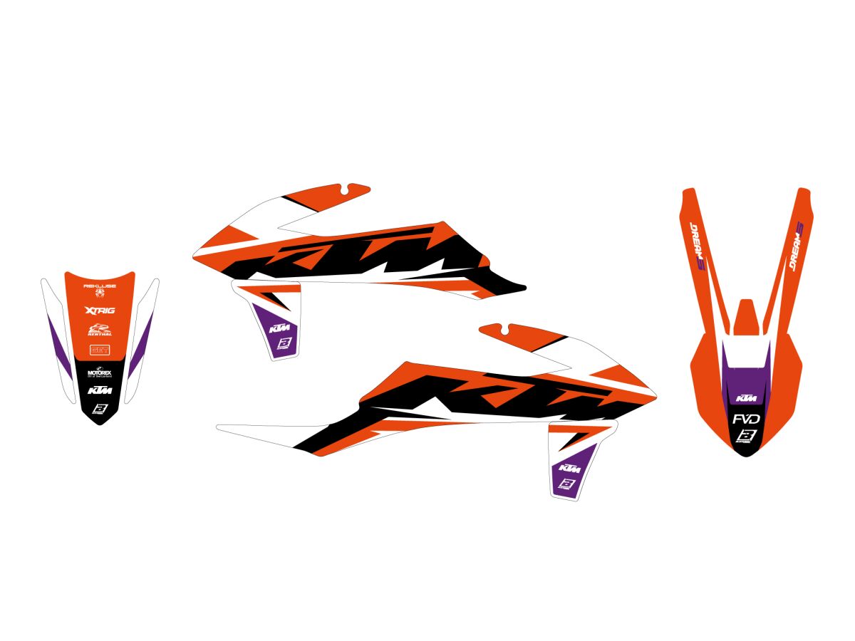 Kleebiskomplekt Dream 5 KTM 19-22