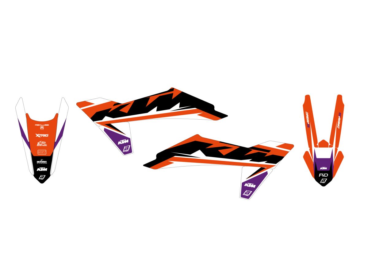 Kleebiskomplekt Dream 5 KTM 23-
