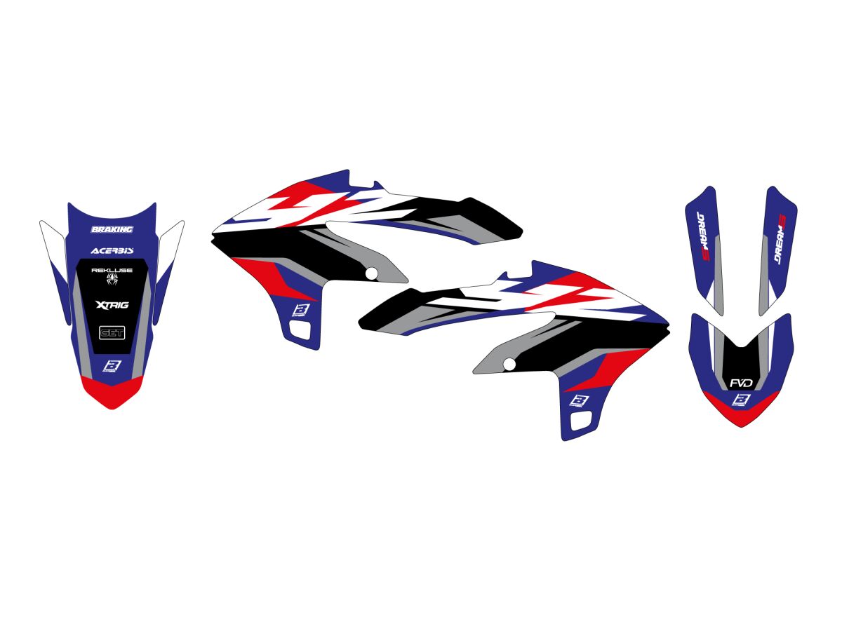 Kleebiskomplekt Dream 5, YZF 450 23-
