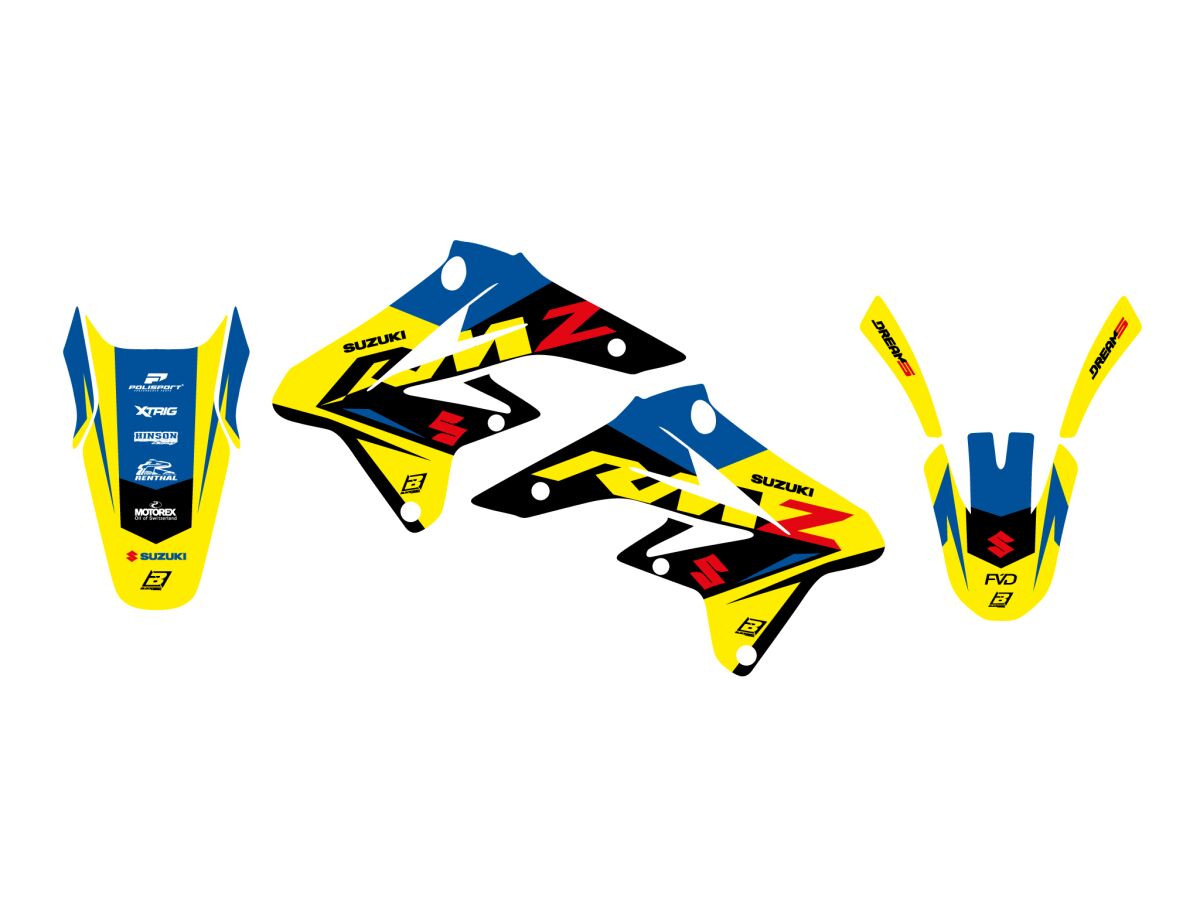 Kleebiskomplekt Dream 5 RMZ250 07-09