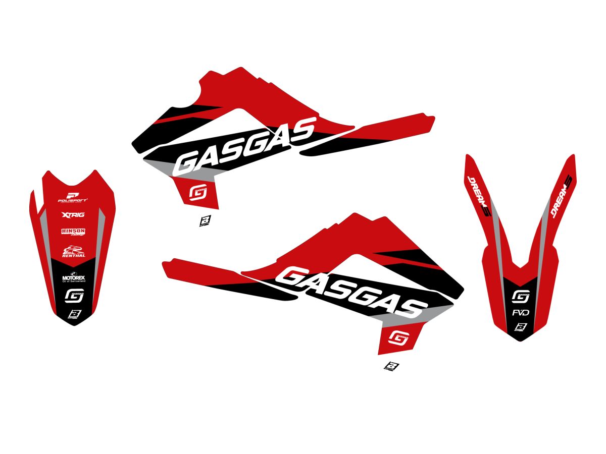Kleebiskomplekt Dream 5, GasGas EC/ECF