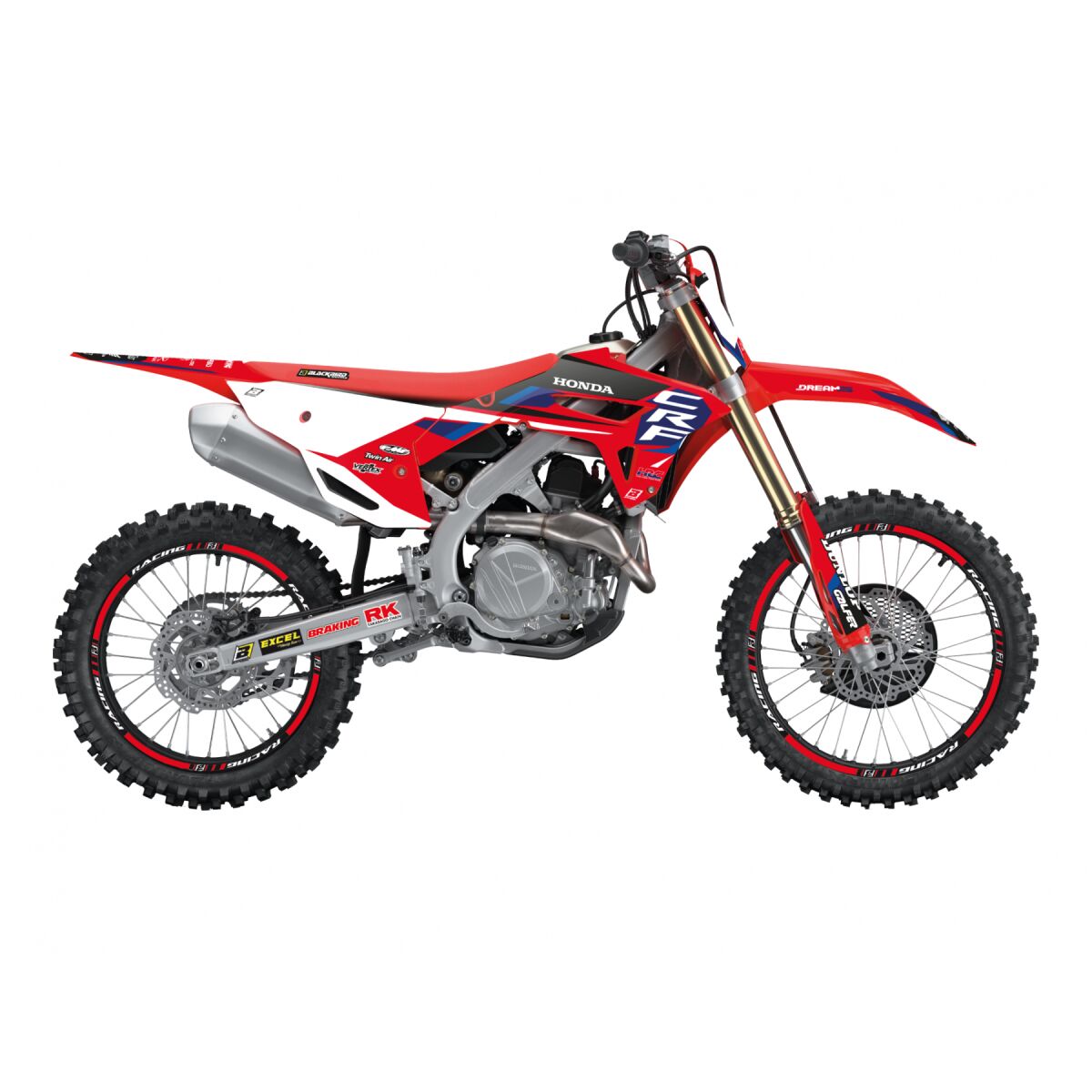 Kleebiskomplekt Dream 5 Chrome, Honda CRF