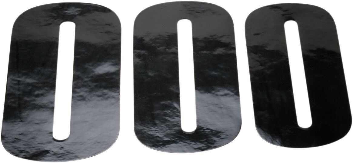 Võistlusnumber, must, 4.5" # 0