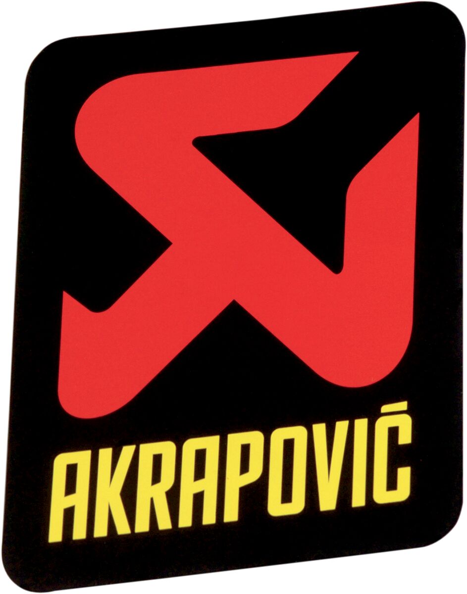 Akrapovic logo kleebis, vertikaalne, 95 mm