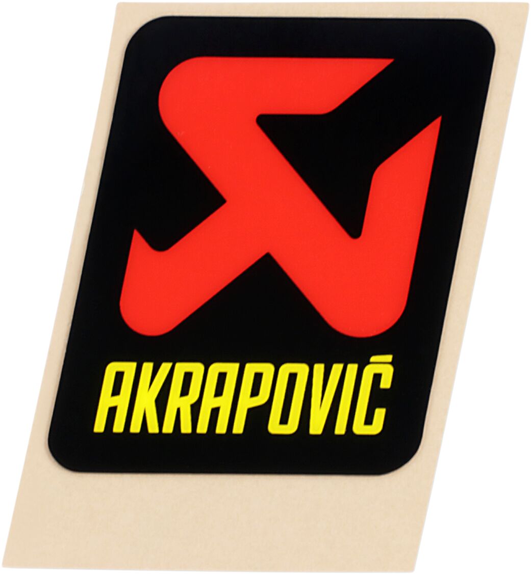 Akrapovic logo kleebis, vertikaalne, 60 mm