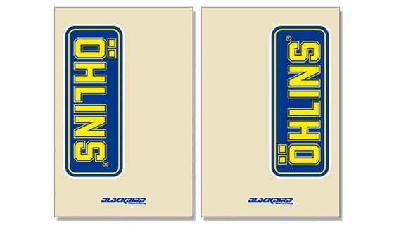Kahvlikleebised ÖHLINS, läbipaistev, 2 tk