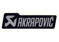 Akrapovic must logokleebis, 120 x 35 mm