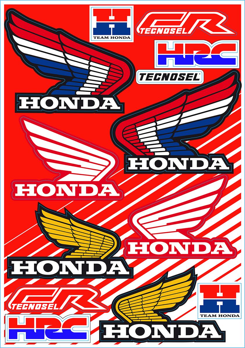 Kleebised Honda, retro