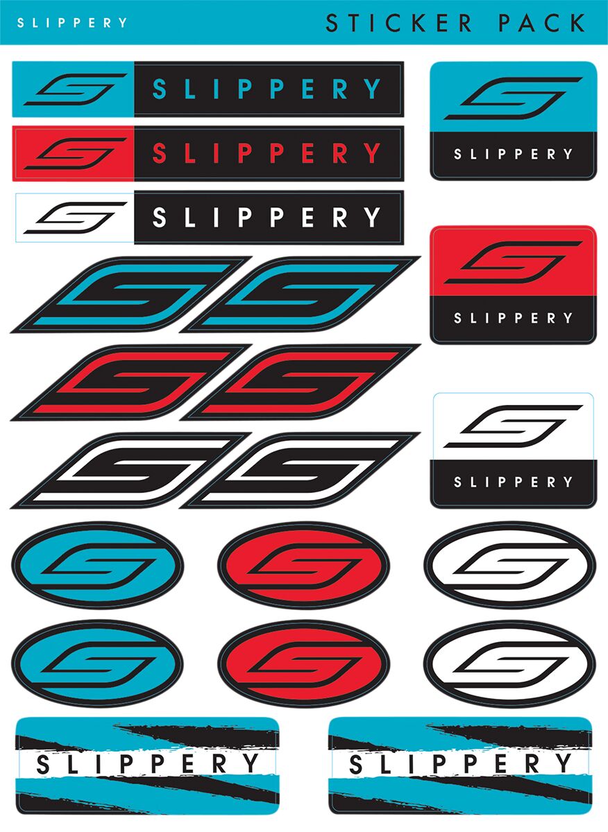Kleebiseleht Slippery