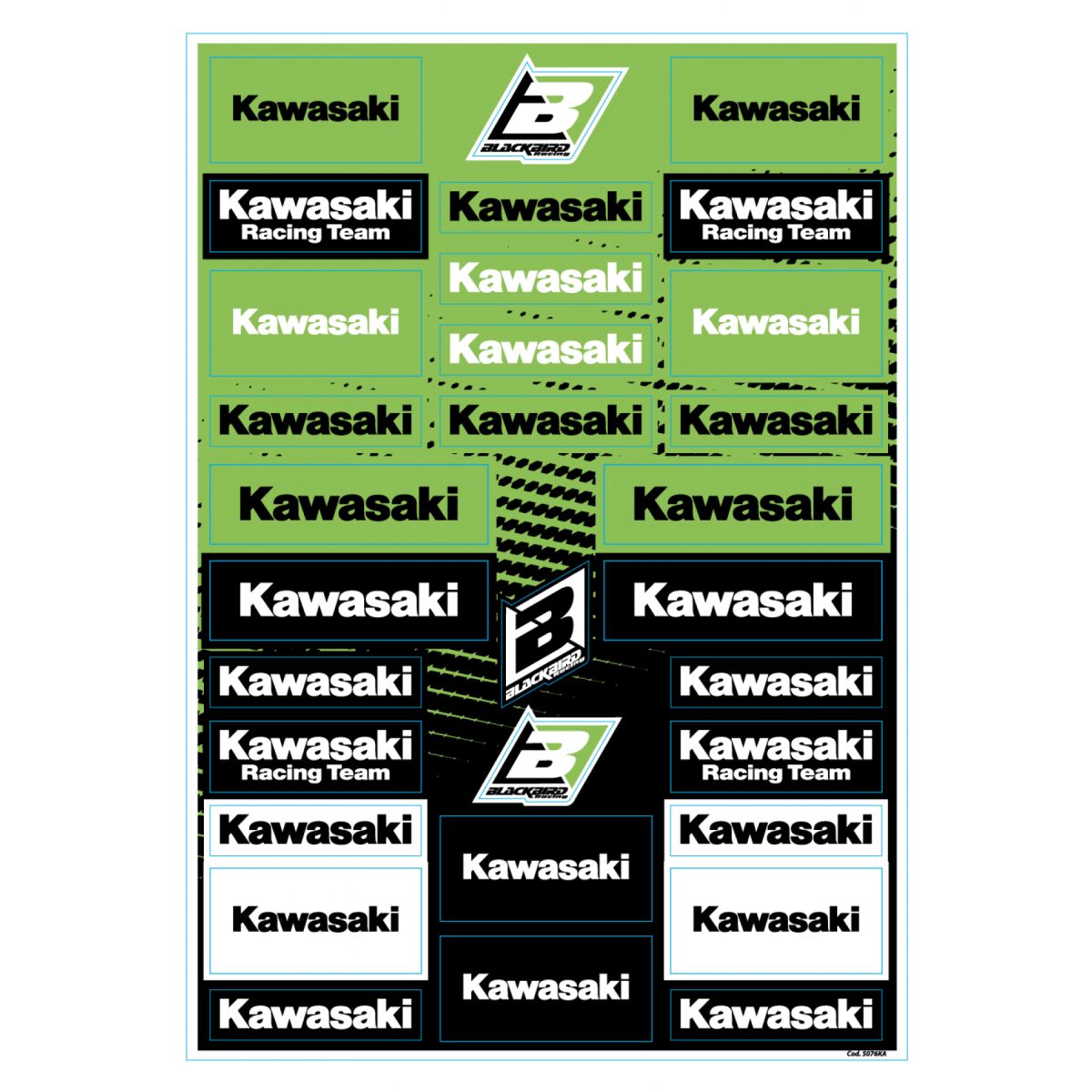 Logokleebiste leht, Kawasaki