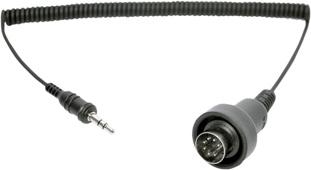SM10 stereopistik 3.5MM kuni 7-PIN DIN, must