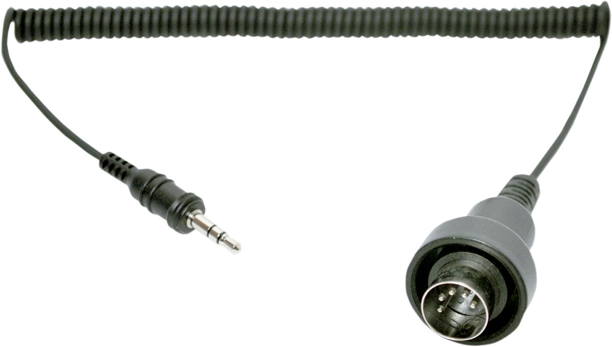 Stereopistik 3.5MM 5-pin DIN-ile, Dual Stream, must