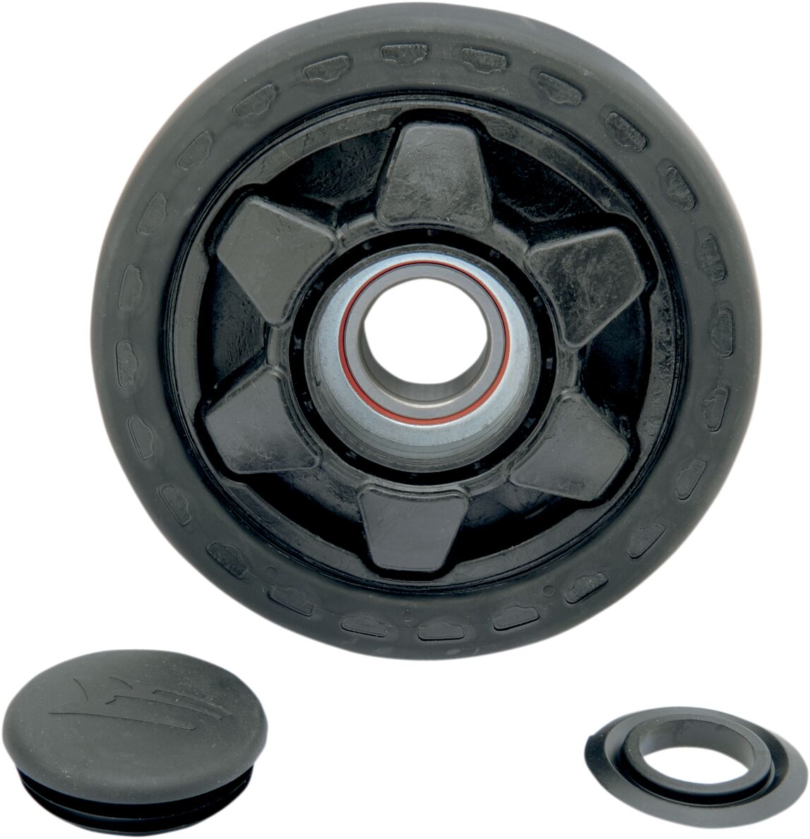 INJECTION WHEEL ASSEMBLY 133 MM ATV REPLACEMENT BLACK