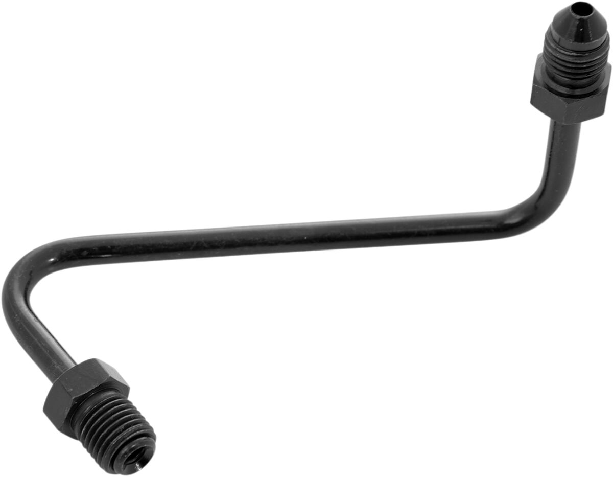 Pidurivooliku adaptertoru 90°/120°, -03-03, 2x isane 3/8x24 JIC/UNF, üleminek 3/8x24 JIC/UNF nõgus, must