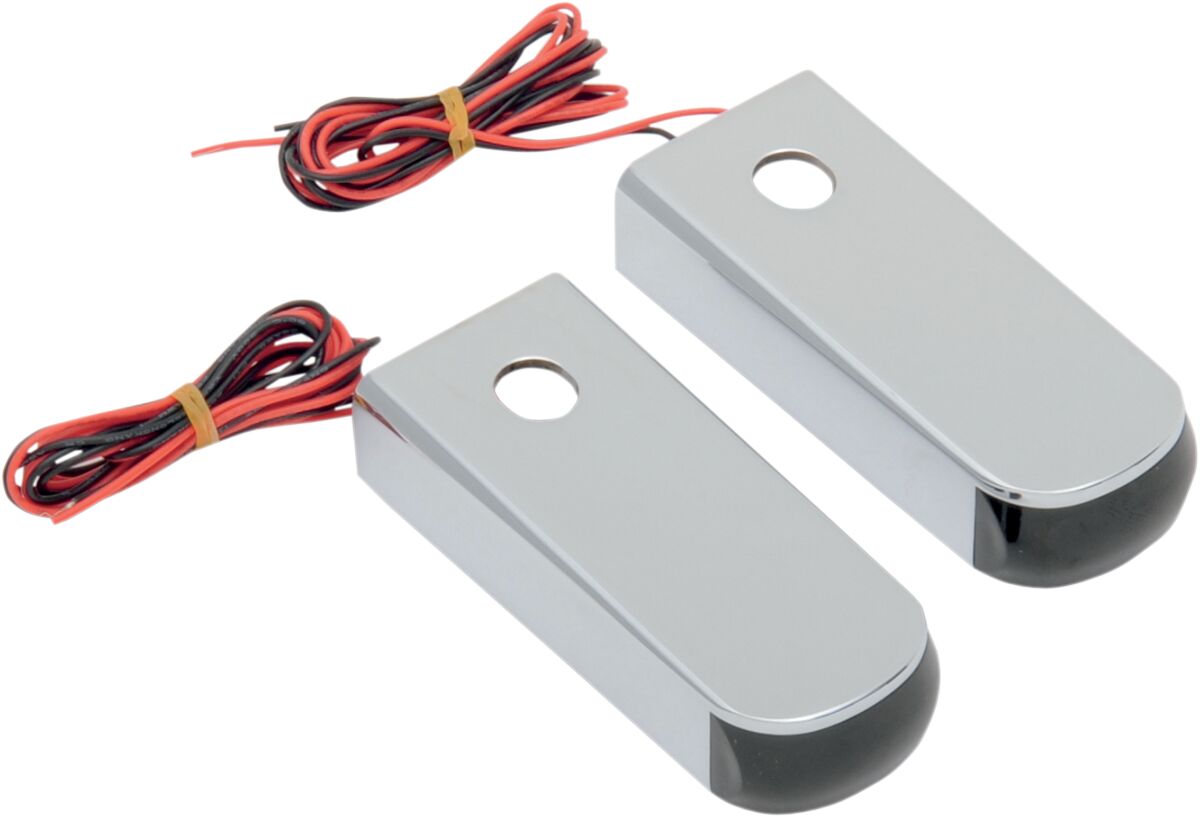 FENDER STRUT LED MARKER LIGHTS CHROME