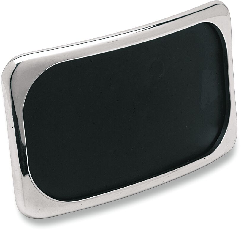 RADIUS LICENSE PLATE MOUNT 3-BOLT CHROME