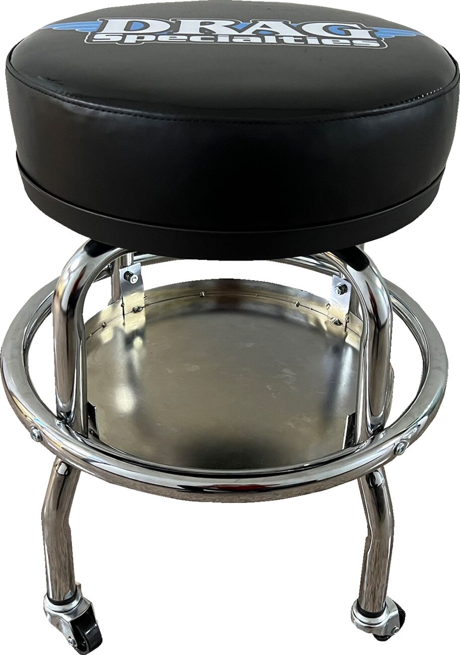 Mechanic Bar Stool with Drag Logo