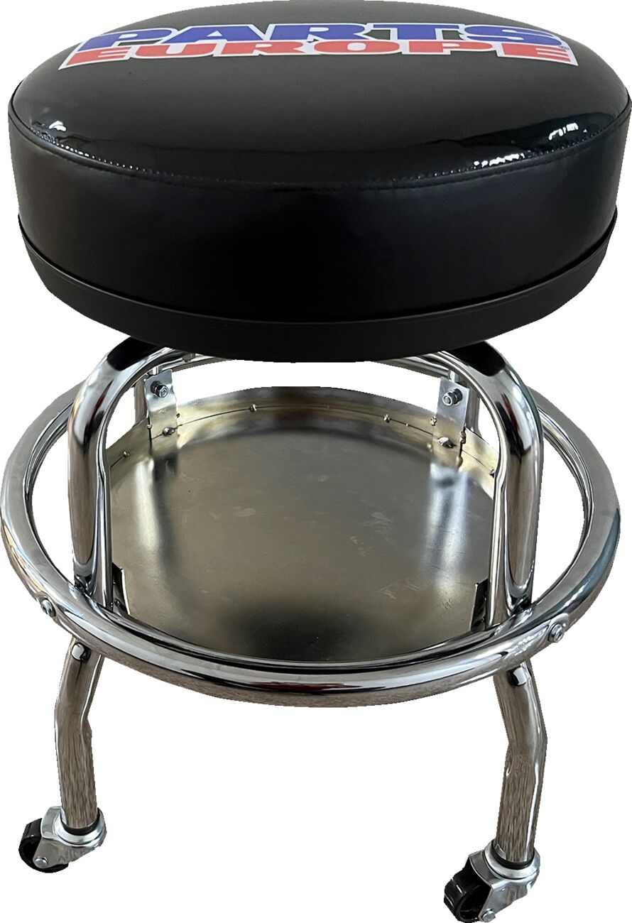 Mechanic Bar Stool with Parts Europe Logo