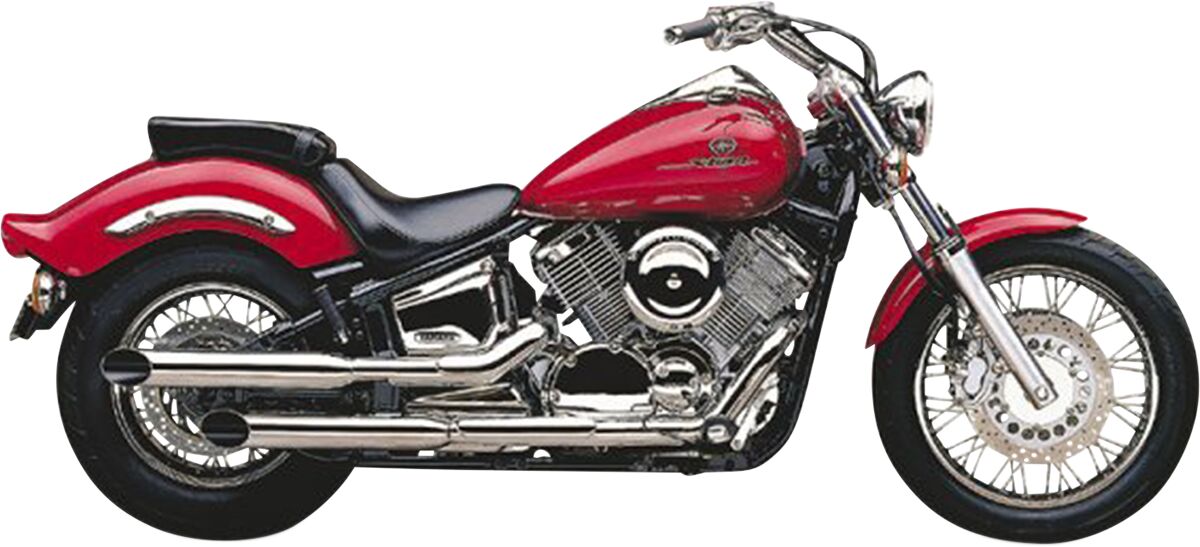 MUFFLER SLIP-ON WITH SLASH CUT TIP CHROME