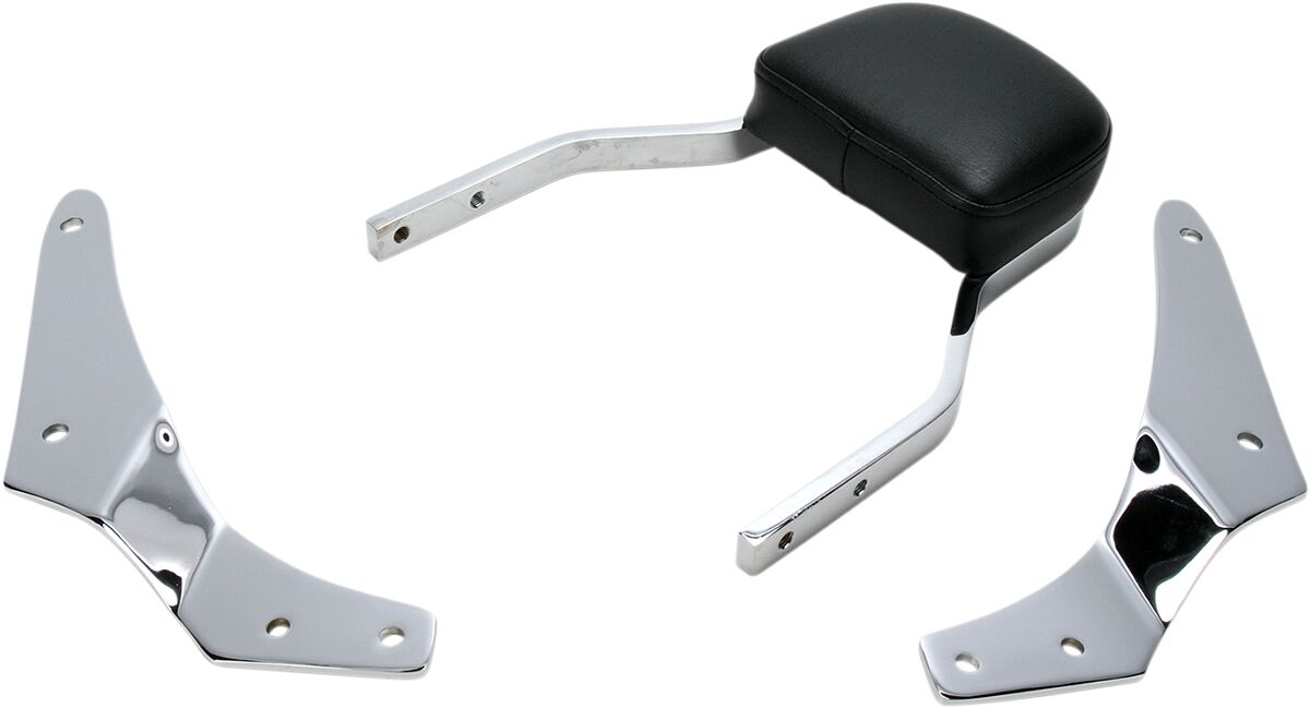 MINI SQUARE SISSY BAR WITH PAD CHROME