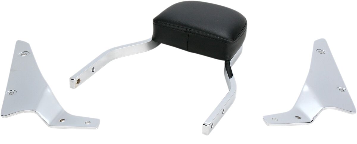 MINI SQUARE SISSY BAR WITH PAD CHROME