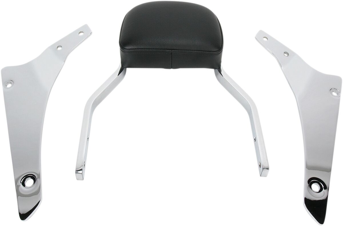 MINI SQUARE SISSY BAR WITH PAD CHROME