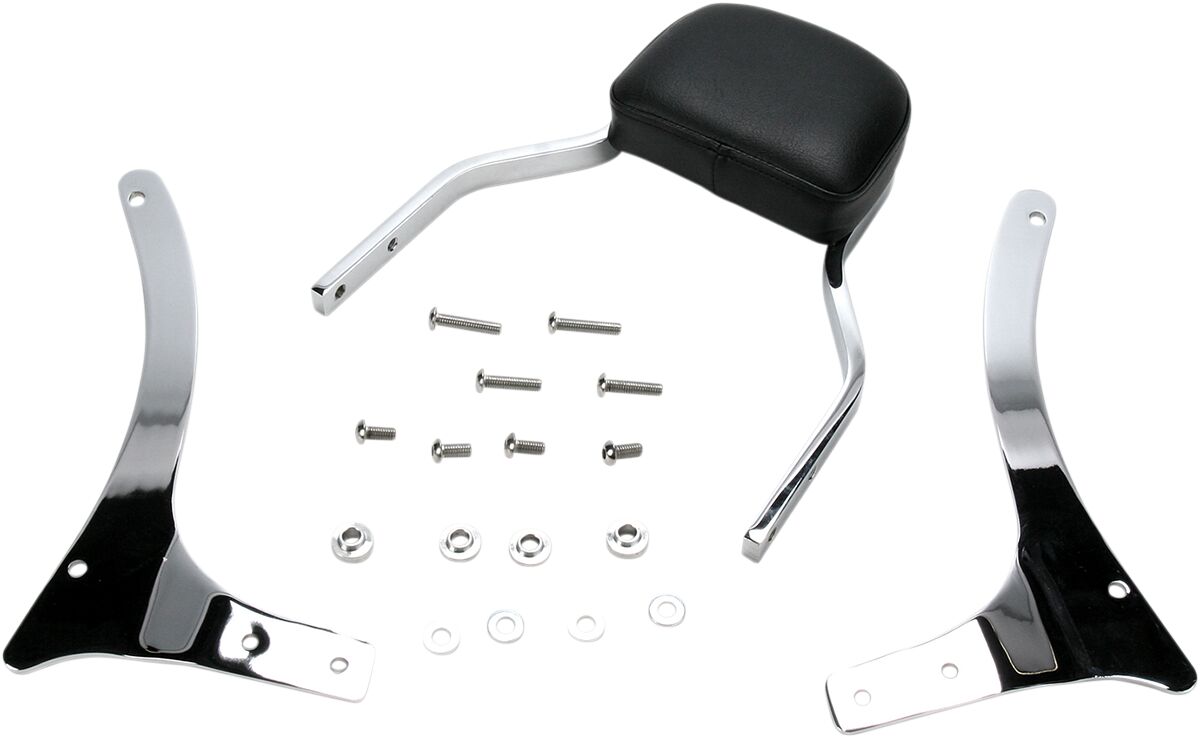 MINI SQUARE SISSY BAR WITH PAD CHROME
