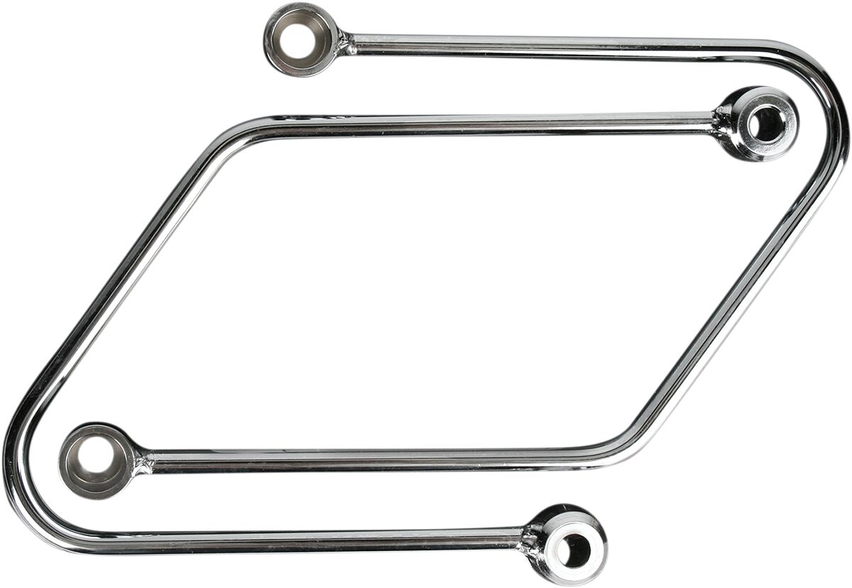 SADDLEBAG SUPPORT BRACKETS CHROME