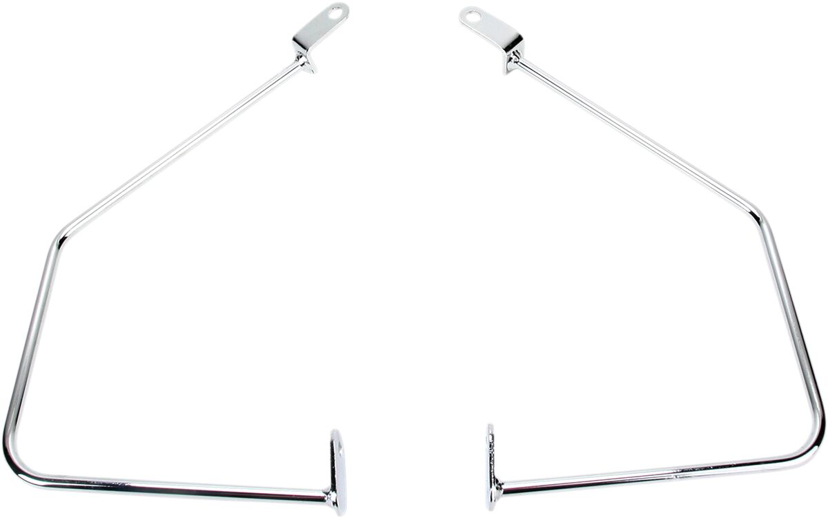 SADDLEBAG SUPPORT BRACKETS CHROME