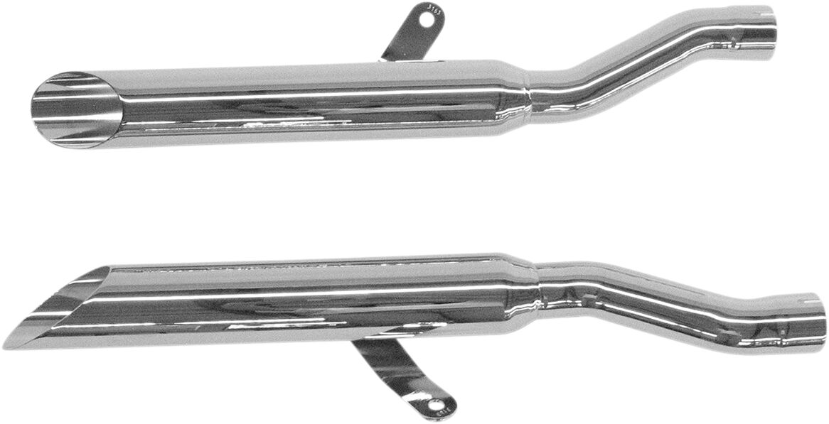 MUFFLER SLIP-ON WITH SLASH CUT TIP CHROME