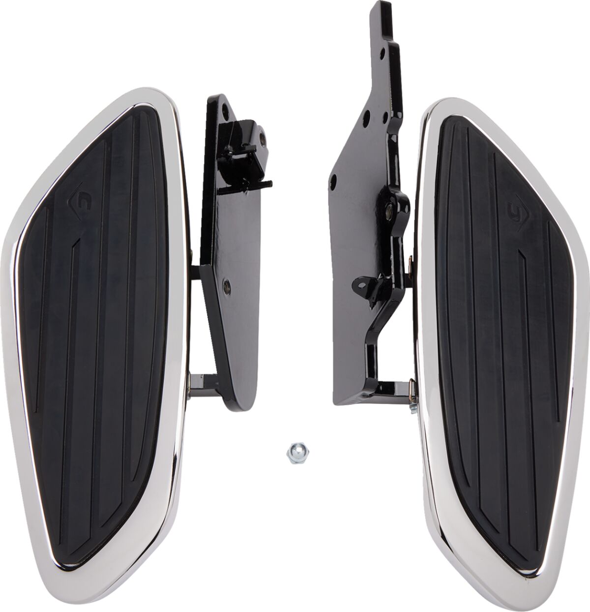 SWEPT FRONT FLOORBOARD KIT CHROME
